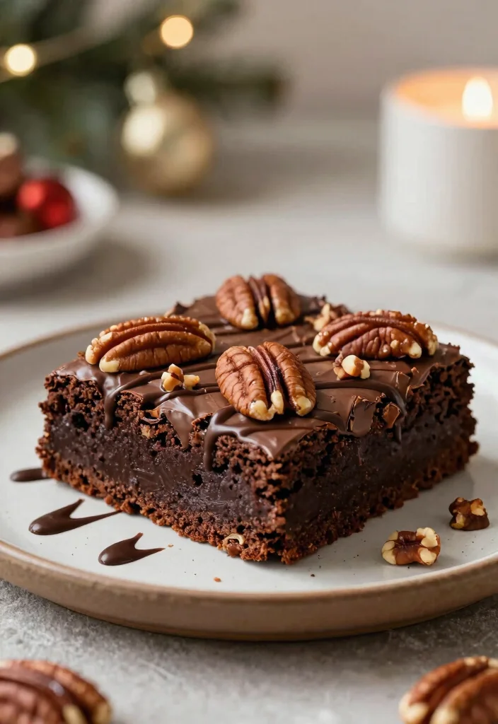 10 Pecan Dessert Recipes for Nutty Easy Holiday-Style Treats - 6. Pecan Brownies