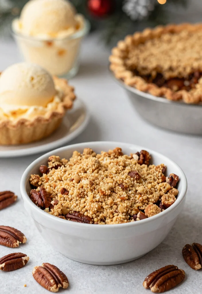 10 Pecan Dessert Recipes for Nutty Easy Holiday-Style Treats - 9. Pecan Crumble Topping