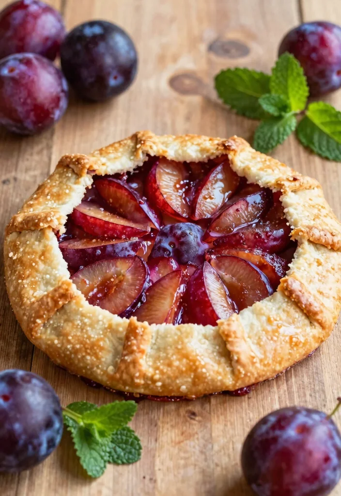 10 Plum Dessert Recipes for Sweet Simple Seasonal Treats - 2. Plum Galette