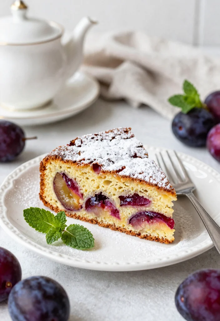 10 Plum Dessert Recipes for Sweet Simple Seasonal Treats - 5. Plum Cake