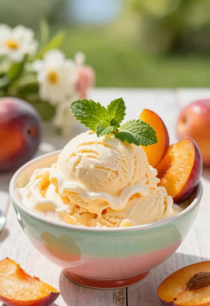 10 Plum Dessert Recipes for Sweet Simple Seasonal Treats - 6. Plum Ice Cream