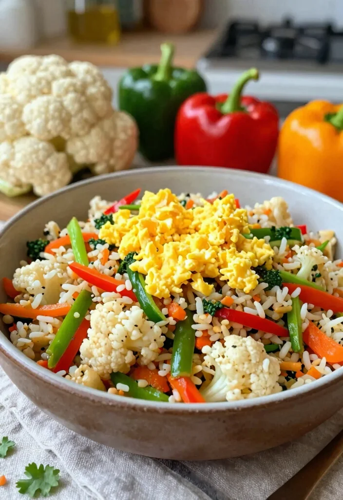 10 Prediabetic Dinner Recipes for Balanced Blood-Sugar-Friendly Meals - 10. Cauliflower Rice Stir-Fry