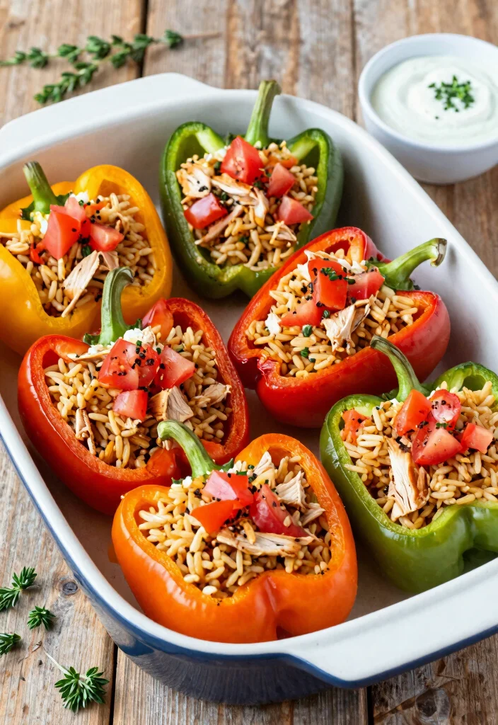10 Prediabetic Dinner Recipes for Balanced Blood-Sugar-Friendly Meals - 2. Mediterranean Stuffed Bell Peppers