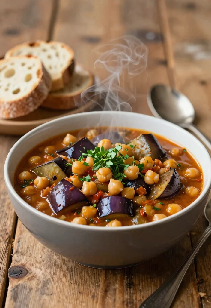 10 Prediabetic Dinner Recipes for Balanced Blood-Sugar-Friendly Meals - 5. Eggplant and Chickpea Stew