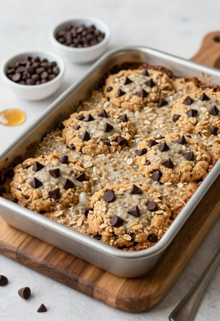 10 Vegan Baked Oatmeal Recipes for Cozy Healthy Breakfasts - 3. Chocolate Chip Cookie Baked Oatmeal