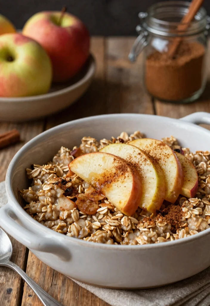 10 Vegan Baked Oatmeal Recipes for Cozy Healthy Breakfasts - 4. Apple Cinnamon Baked Oatmeal
