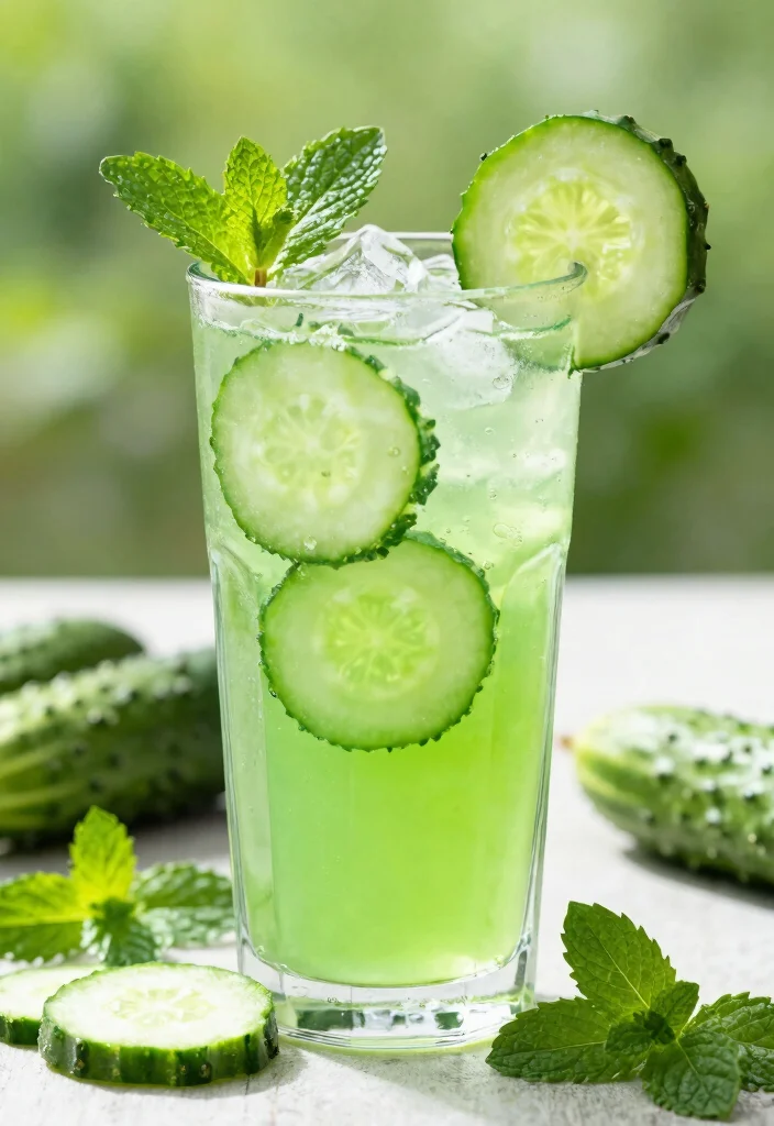 10 Vegan Cucumber Recipes for Fresh Light Everyday Eating - 10. Cucumber Mint Cooler