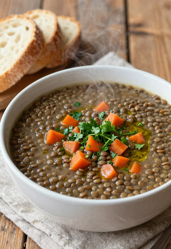 10 Vegan French Recipes for Elegant Simple Plant-Based Plates - 4. French Lentil Soup