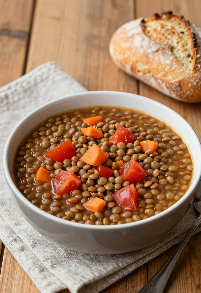 10 Vegan Rice Cooker Recipes for Easy Hands-Off Plant Meals - 3. Hearty Lentil Stew