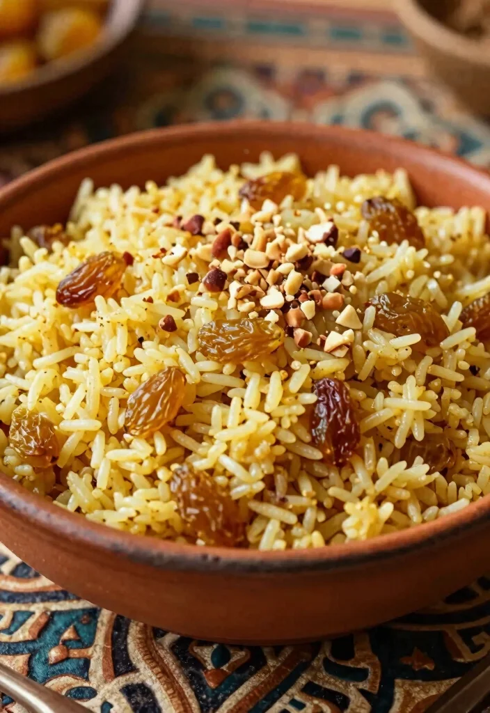 10 Vegan Rice Cooker Recipes for Easy Hands-Off Plant Meals - 6. Moroccan-Spiced Rice with Raisins