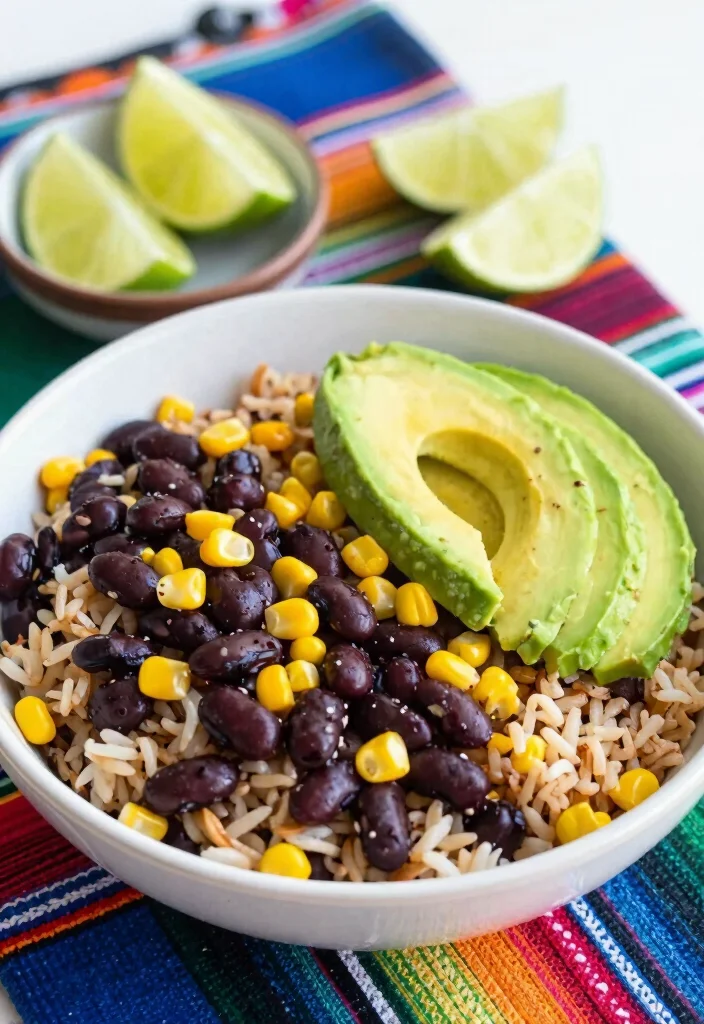 10 Vegan Rice Cooker Recipes for Easy Hands-Off Plant Meals - 7. Southwest Black Bean & Rice Bowl