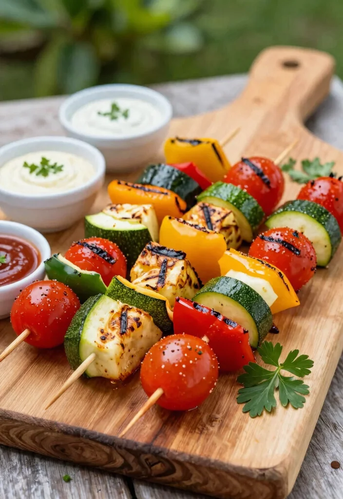 10 Vegan Smoker Recipes for Creative Smoky Plant Meals - 9. Smoky Ratatouille Skewers