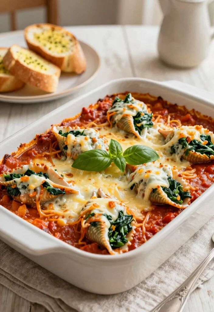 12 Basil Dinner Recipes for Fresh Herb-Forward Weeknight Meals - 10. Spinach and Basil Stuffed Shells