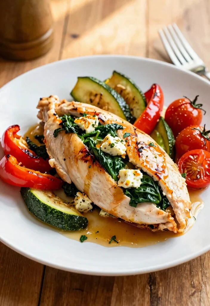 12 Clean Keto Recipes for Simple Whole-Food Low-Carb Eating - 5. Spinach and Feta Stuffed Chicken Breasts