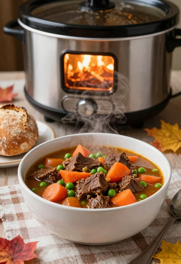 12 Dump-and-Crockpot Dinner Recipes for Zero-Prep Weeknight Meals - 2. Hearty Beef and Vegetable Stew