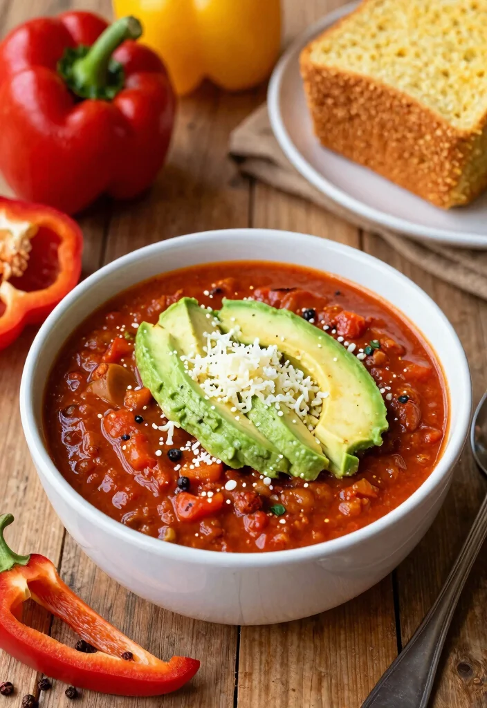 12 Dump-and-Crockpot Dinner Recipes for Zero-Prep Weeknight Meals - 3. Spicy Vegetarian Chili