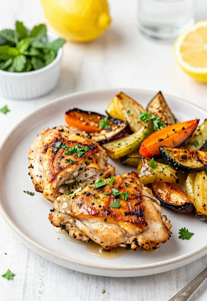 12 Dump-and-Crockpot Dinner Recipes for Zero-Prep Weeknight Meals - 8. Lemon Herb Chicken Thighs