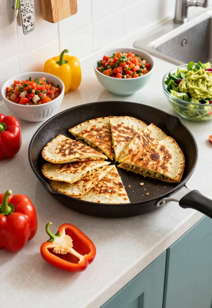 12 Easy Family Dinner Recipes for Simple Kid-Friendly Meals - 2. Chicken and Veggie Quesadillas