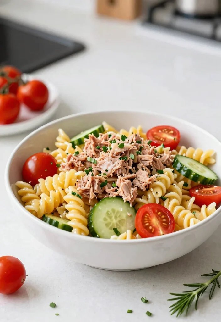12 Easy Family Dinner Recipes for Simple Kid-Friendly Meals - 8. Quick Tuna Pasta Salad