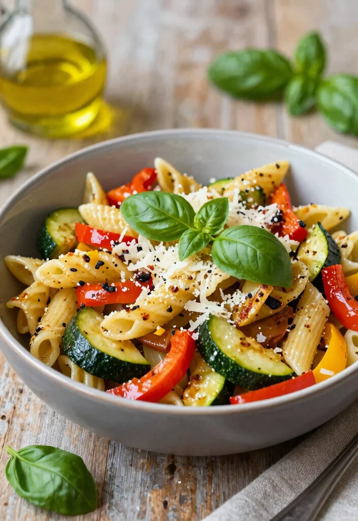 12 Fall Crockpot Dinner Recipes for Cozy Hands-Off Meals - 9. Roasted Vegetable Pasta