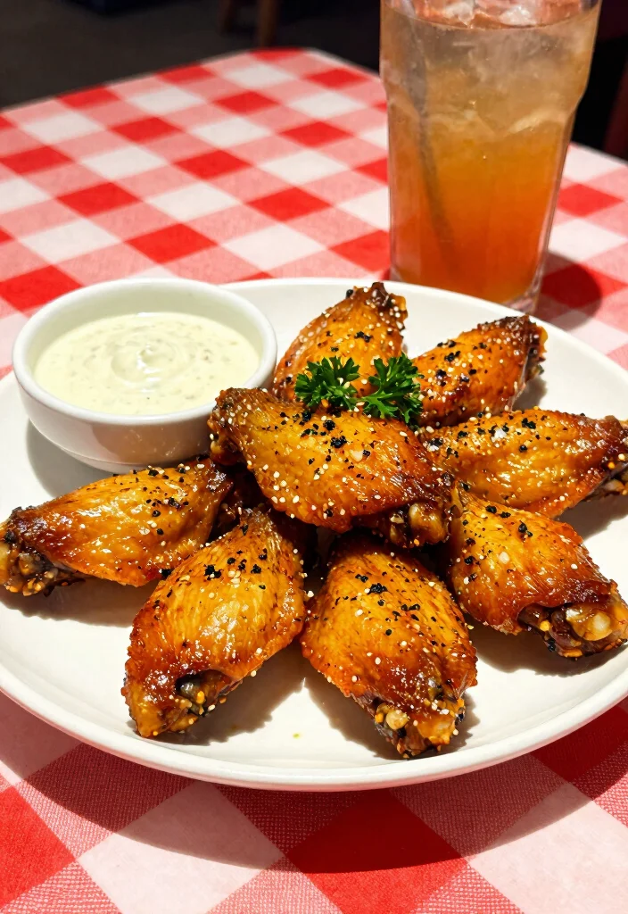 12 Healthy Air Fryer Chicken Recipes for Fast Light Dinners - 2. Spicy Garlic Parmesan Wings