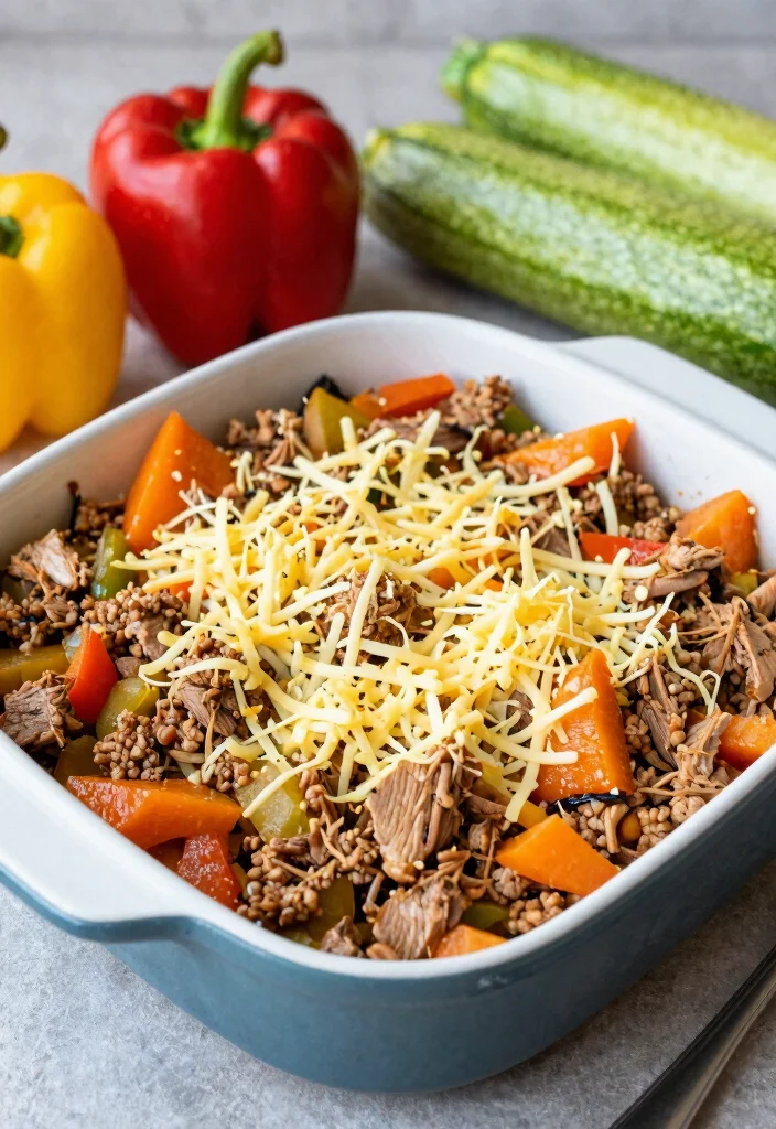 12 Keto Dinner Casserole Recipes for Cozy Low-Carb Meals - 10. Ground Turkey and Vegetable Casserole