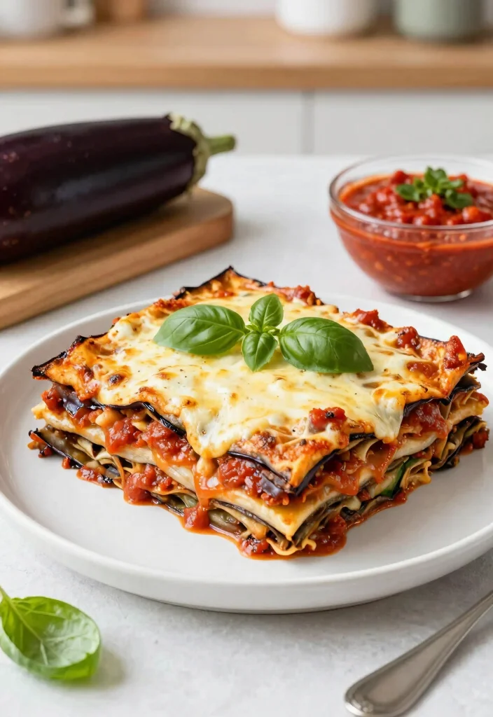 12 Keto Dinner Casserole Recipes for Cozy Low-Carb Meals - 11. Eggplant Lasagna Casserole