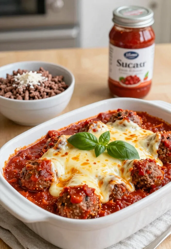 12 Keto Dinner Casserole Recipes for Cozy Low-Carb Meals - 6. Meatball Casserole