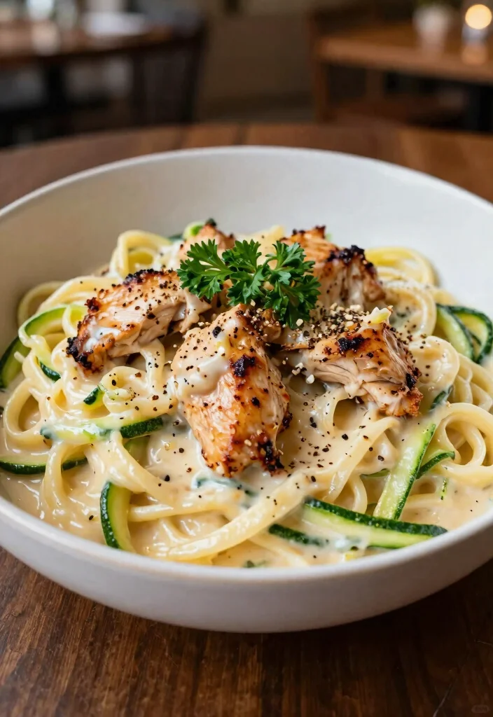 12 Keto Rotisserie Chicken Recipes for Fast Easy Low-Carb Meals - 3. Keto Chicken Alfredo