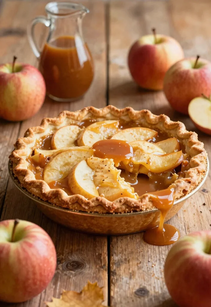 12 Pie Dessert Recipes for Easy Classic Homemade Sweets - 10. Caramel Apple Pie