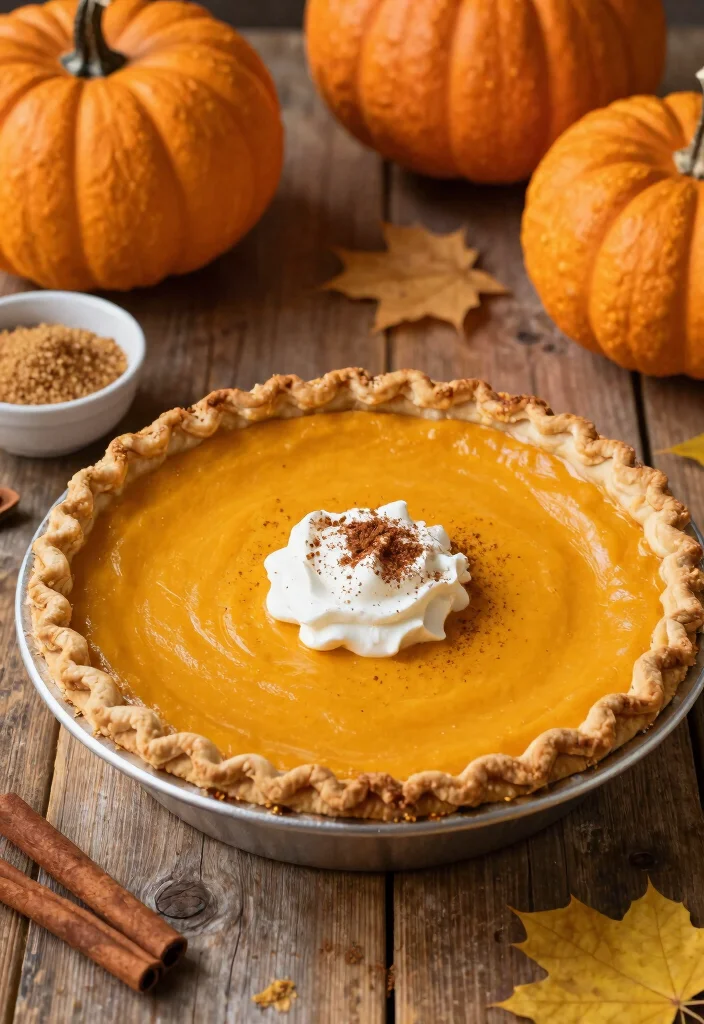 12 Pie Dessert Recipes for Easy Classic Homemade Sweets - 4. Creamy Pumpkin Pie