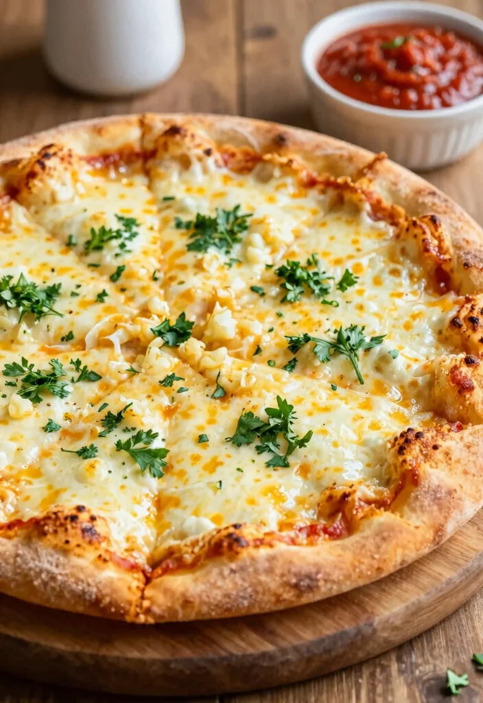 12 Pizza Dinner Recipes for Easy Family-Friendly Nights - 12. Cheesy Garlic Bread Pizza