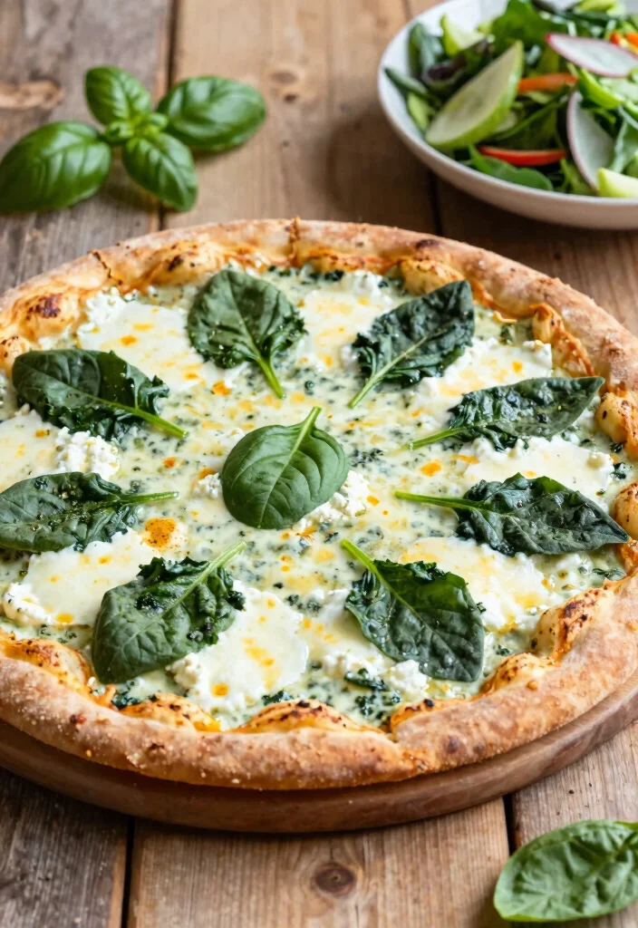 12 Pizza Dinner Recipes for Easy Family-Friendly Nights - 7. Spinach and Ricotta Pizza