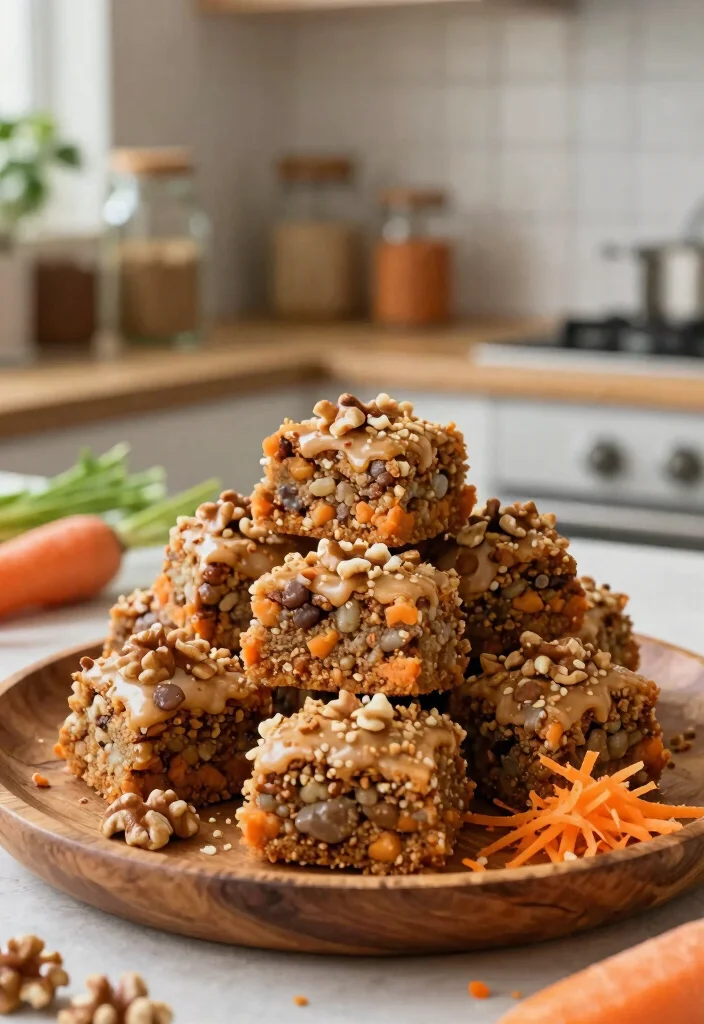 12 Vegan Carrot Recipes for Fresh Nutritious Meals - 1. Carrot Cake Energy Bites
