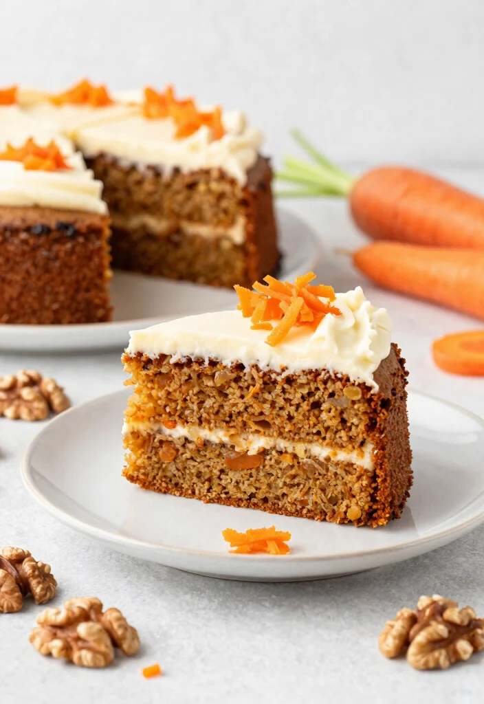 12 Vegan Carrot Recipes for Fresh Nutritious Meals - 10. Vegan Carrot Cake