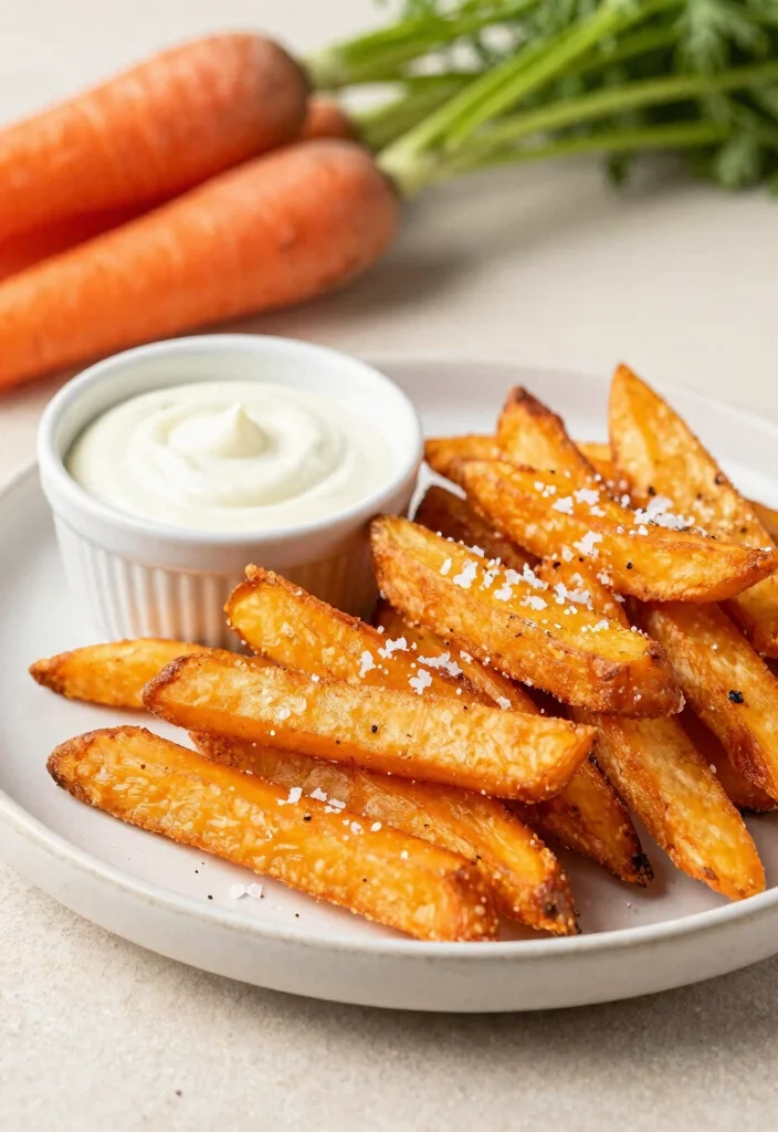 12 Vegan Carrot Recipes for Fresh Nutritious Meals - 12. Baked Carrot Fries