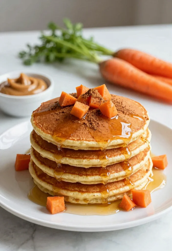 12 Vegan Carrot Recipes for Fresh Nutritious Meals - 5. Spiced Carrot Pancakes