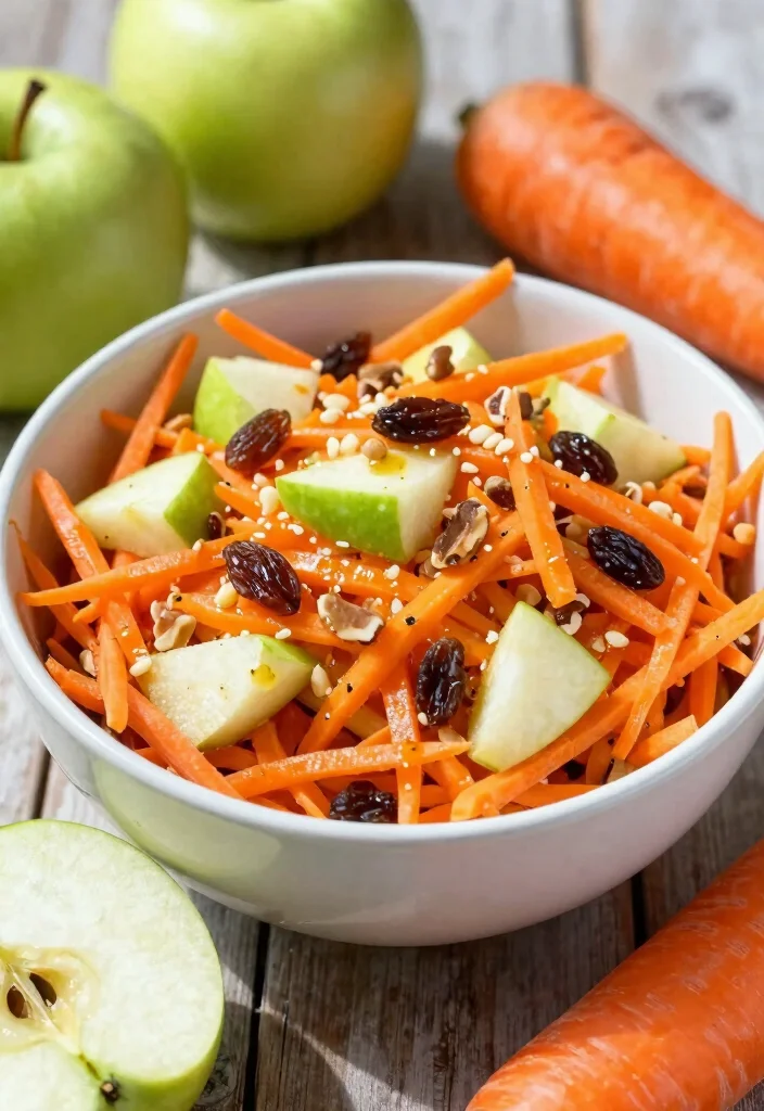 12 Vegan Carrot Recipes for Fresh Nutritious Meals - 7. Carrot and Apple Slaw