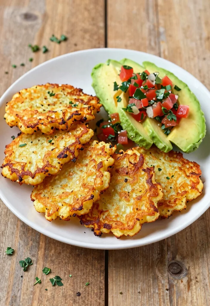 8 Eggless Keto Breakfast Recipes for Simple Allergy-Friendly Mornings - 3. Savory Cauliflower Hash Browns