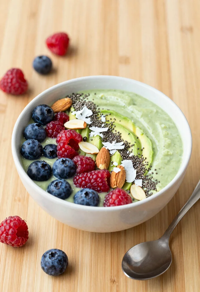 8 Eggless Keto Breakfast Recipes for Simple Allergy-Friendly Mornings - 4. Silky Smoothie Bowl