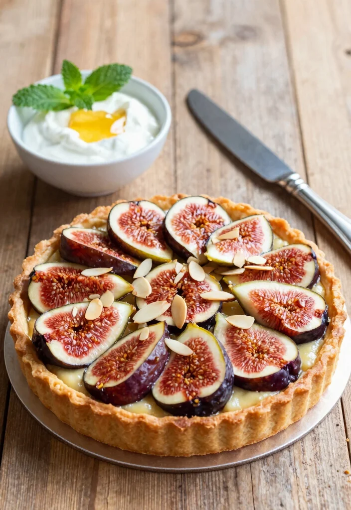 8 Healthy Fig Recipes for Naturally Sweet Simple Eating - 1. Fig and Almond Tart