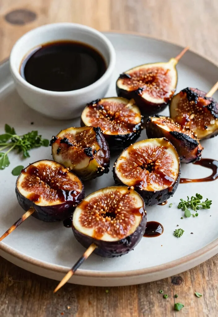 8 Healthy Fig Recipes for Naturally Sweet Simple Eating - 8. Grilled Fig Skewers