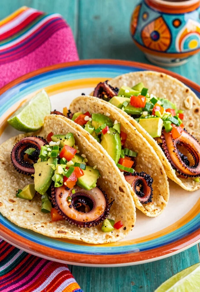 8 Keto Calamari Recipes for Easy Light Low-Carb Meals - 5. Grilled Calamari Tacos with Avocado Salsa